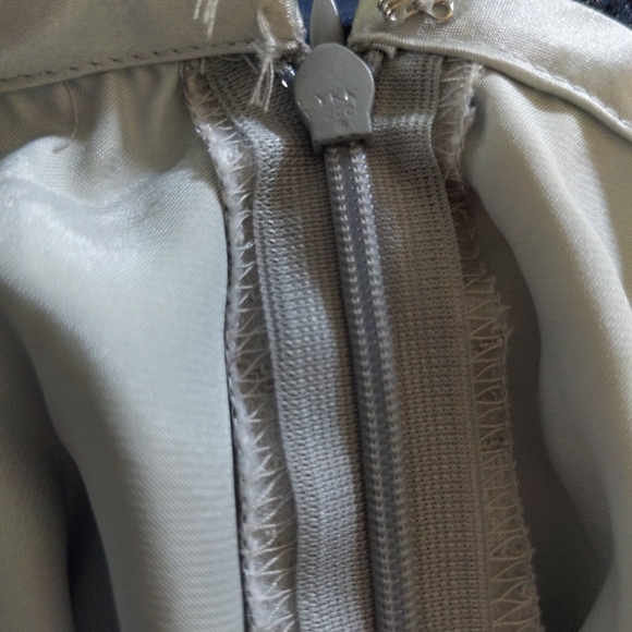 George Me Silver Floral Midi Skirt sz 4 - Picture 4 of 5